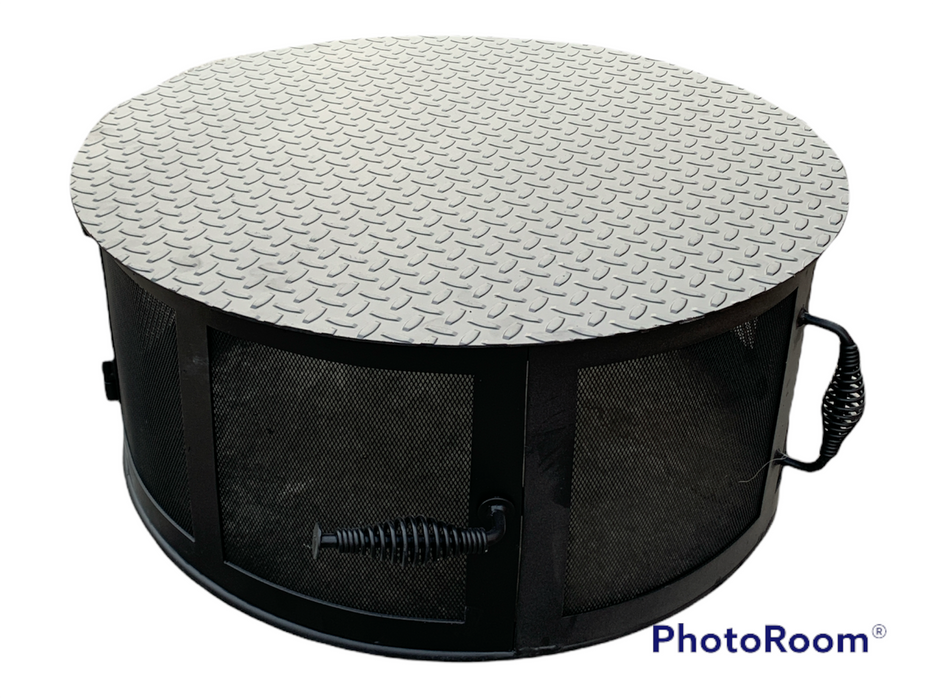 Amistad Fire Pit Spark Arrestor - Heat Deflector - SLST